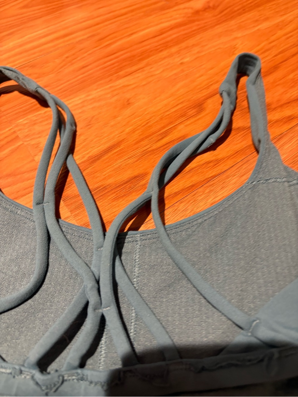 lululemon athletica Strappy Scoop Sports Bra - Slate Blue - Picture 8 of 8